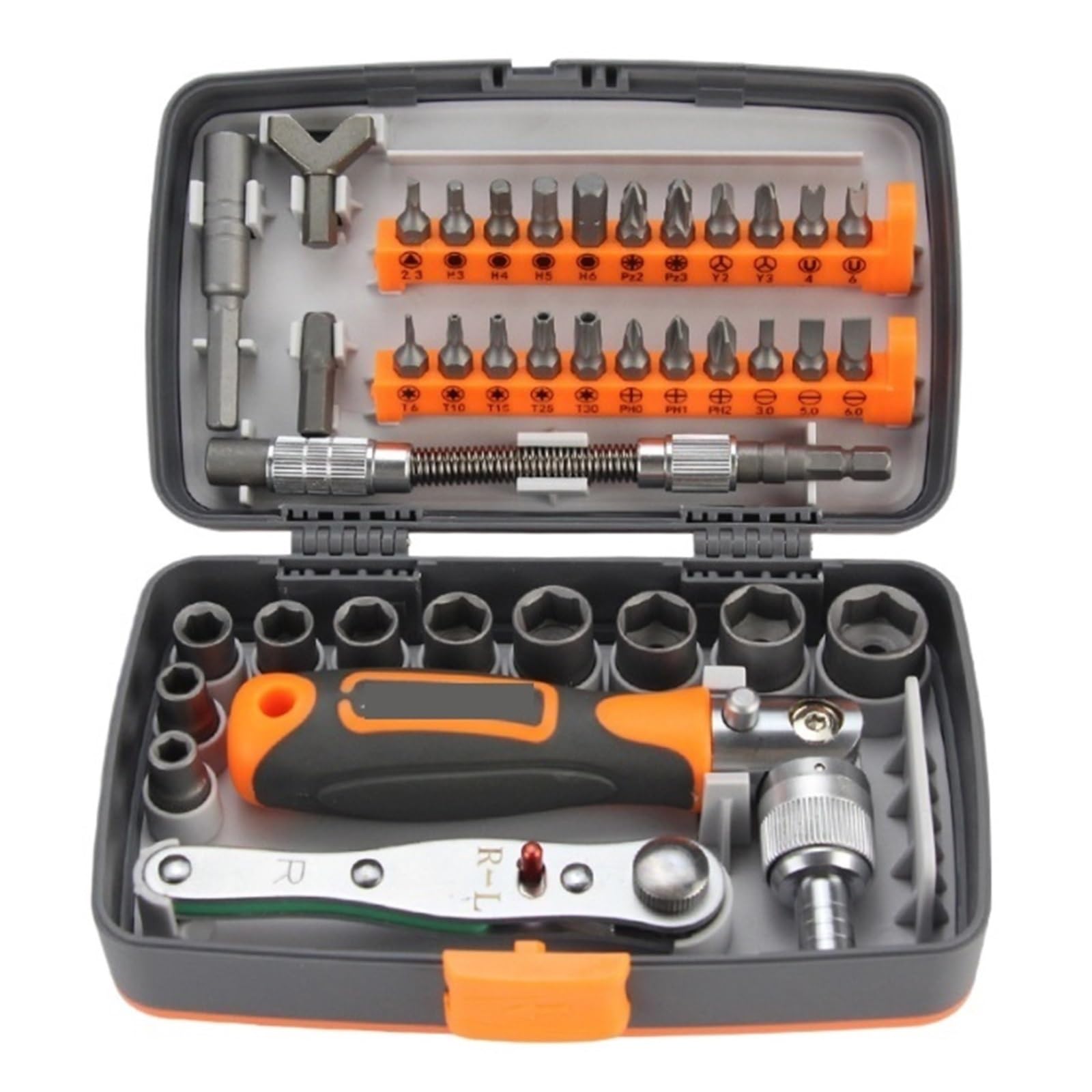 Eretyret One Color In One Screwdriver Set, Versatile, Ratchet Wrench, Rotatable Head, Household Maintenance And Machine Repair Combination Tool Easy To Carry