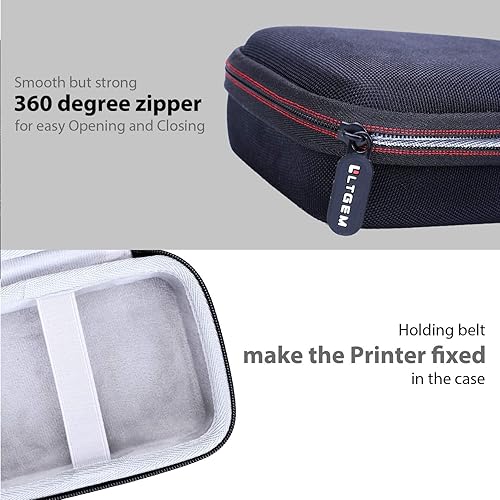 Miniatura 5 de LTGEM - Funda compatible con la impresora Fujifilm INSTAX Mini Link 32, color gris (solo funda)