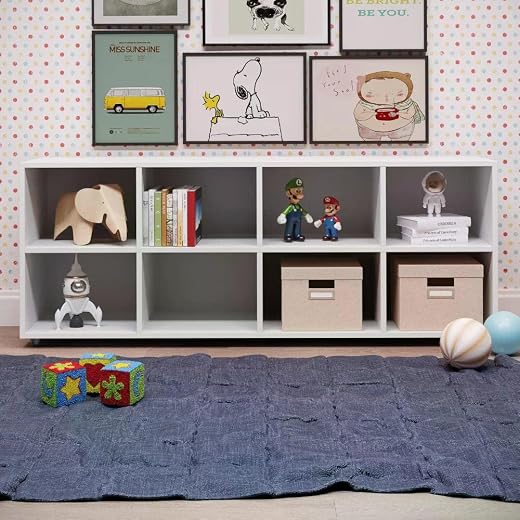 Nicho Infantil Organizador 8 Compartimentos Movelbras Branco