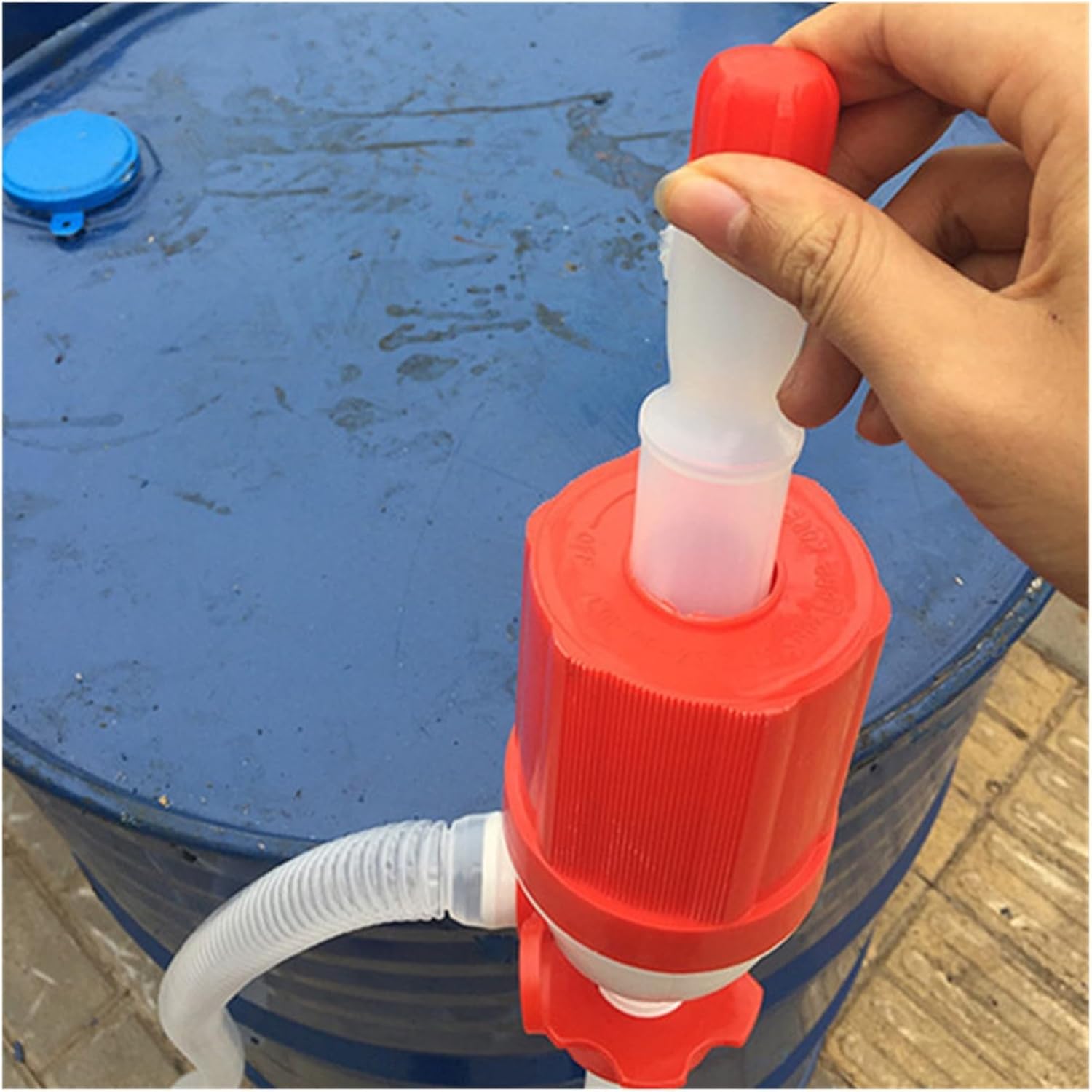 Drum Pump, Manual Hand Operated Oil Pump Large Plastic Barrel Transfer For 200L Drums,Barrel Pump