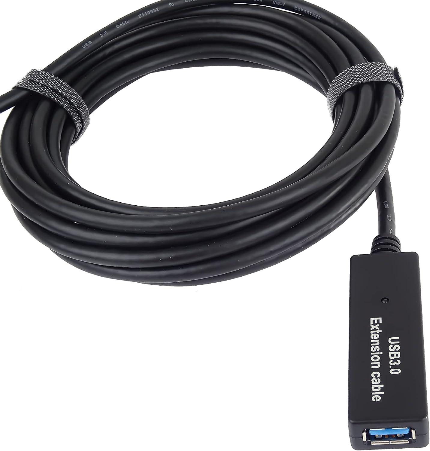 Premium Cord USB 3.0 Repeater Extension Cable A/m-A/F 15 m, Schwarz - Image 5