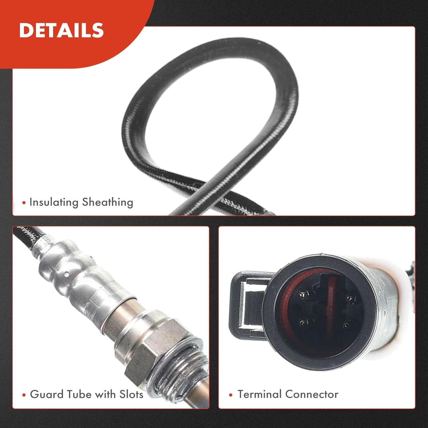 A-Premium O2 Oxygen Sensor Compatible with Ford Escape 2007-2008 & Mazda Tribute 2008-2009 & Mercury Mariner 2005, 3.0L, Upstream & Downstream Rear, 2-PC Set