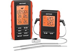 NEXTAMZ Dual Probe Wireless Meat Thermometer for Precise Cooking