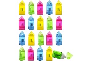 2-in-1 Manual Pencil Sharpener with Eraser