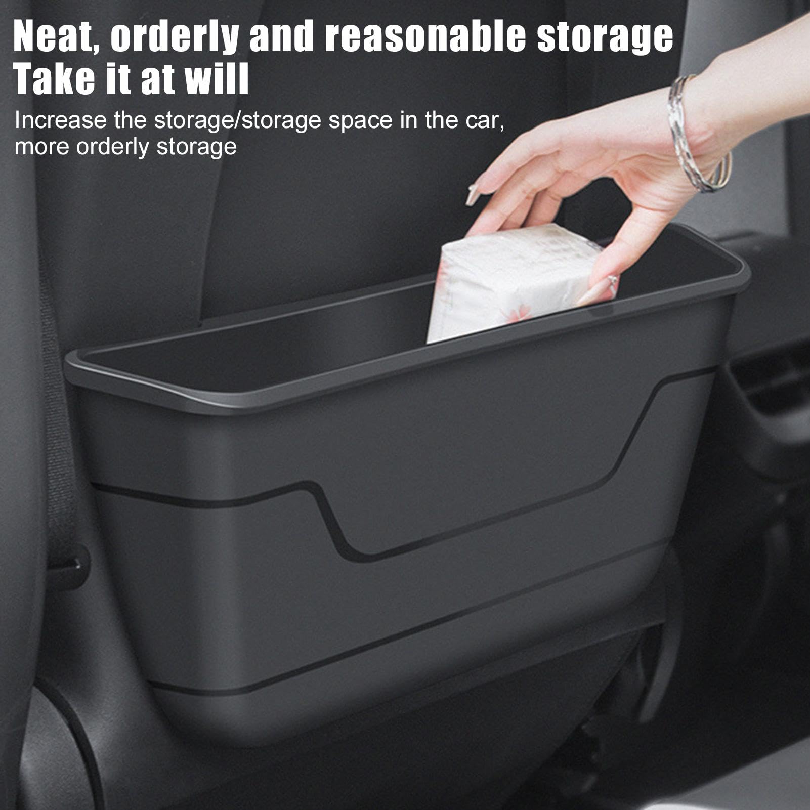 Organizador del Respaldo del Asiento del Coche Ahorradora De Espacio | Organizador Para Asiento Trasero Del Coche Para Organización Viajes Por Carretera Traslados Familiares Y Conducción Diaria