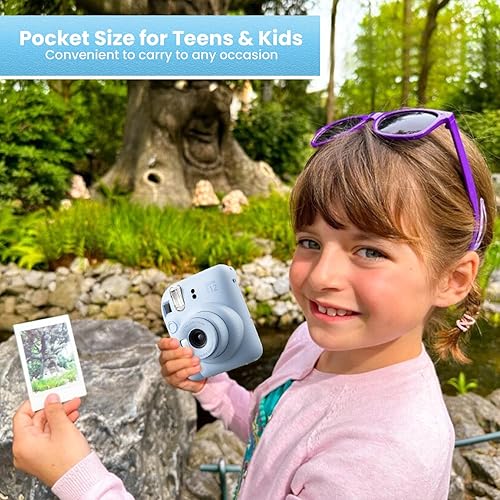 Miniatura 7 de Fujifilm Instax Mini 12 - Paquete de accesorios para cámara instantánea Instax Mini 12 y funda personalizada compatible + película Fuji Instax (50