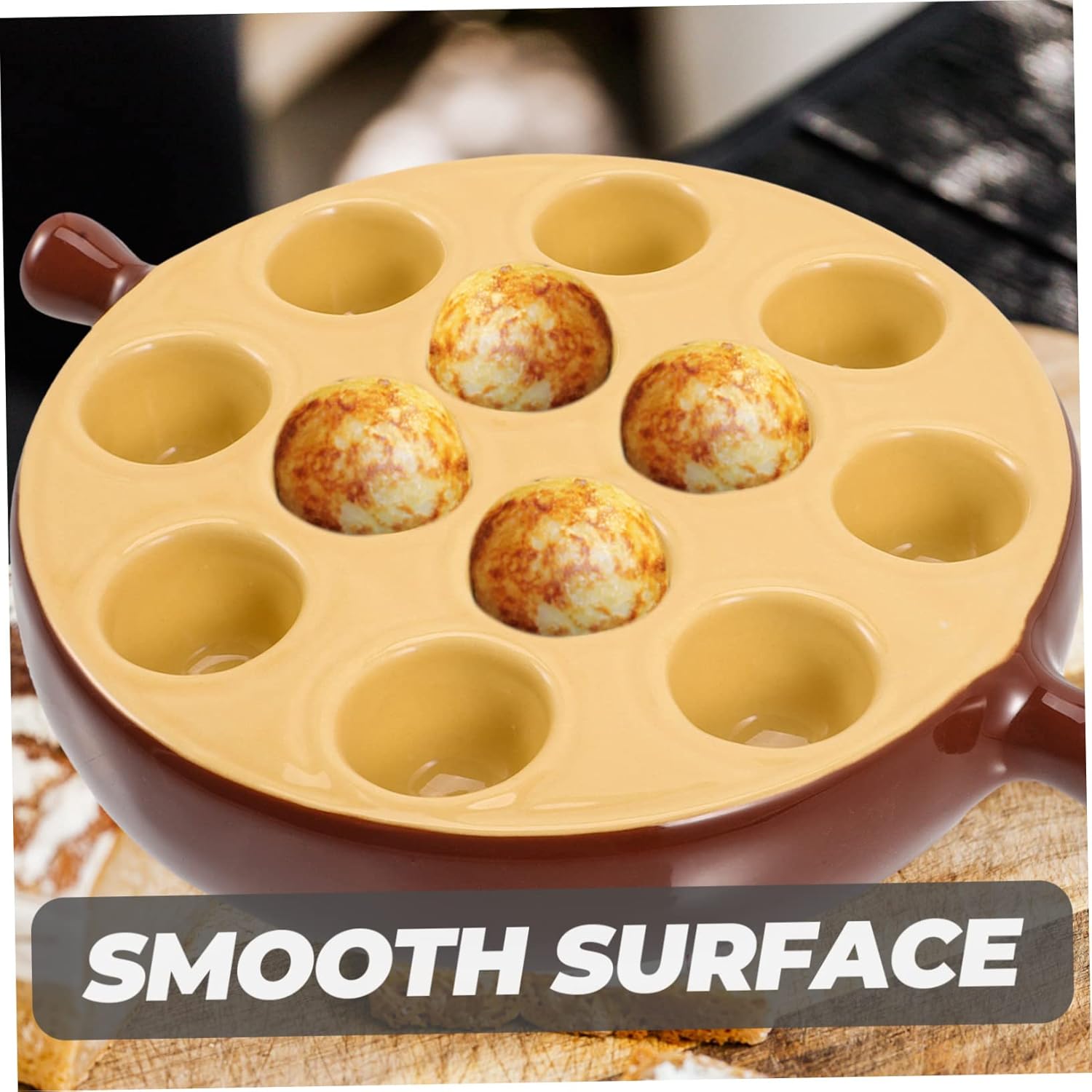 Escargot Baking Dish Ceramic Snail Plate Oven Safe Escargot Tray for Restaurants and Home Cooking