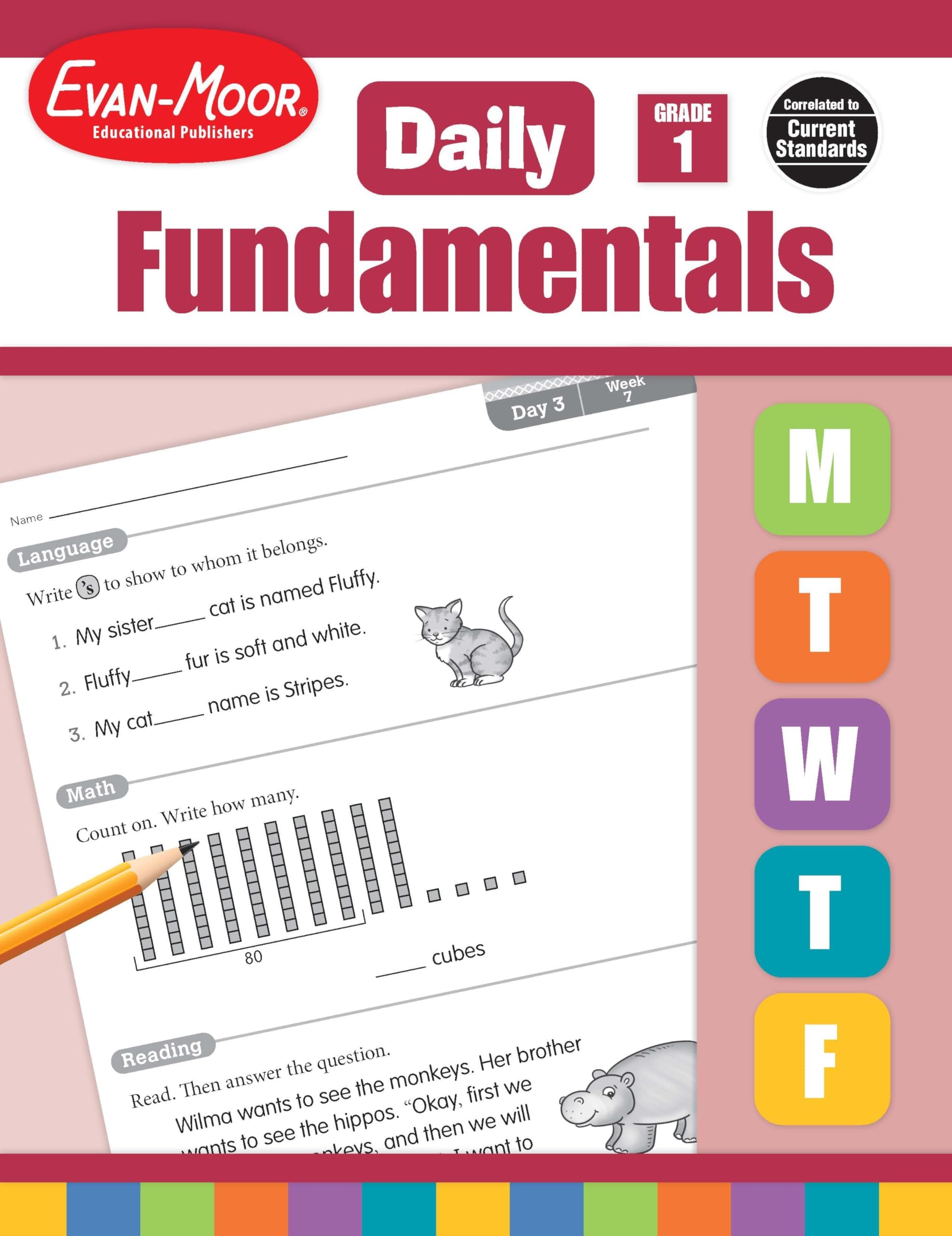 Evan-Moor Educational Publishers Daily Fundamentals, Grade 1 Teacher Edition Paperback – Teacher's Edition, 1 January 2017