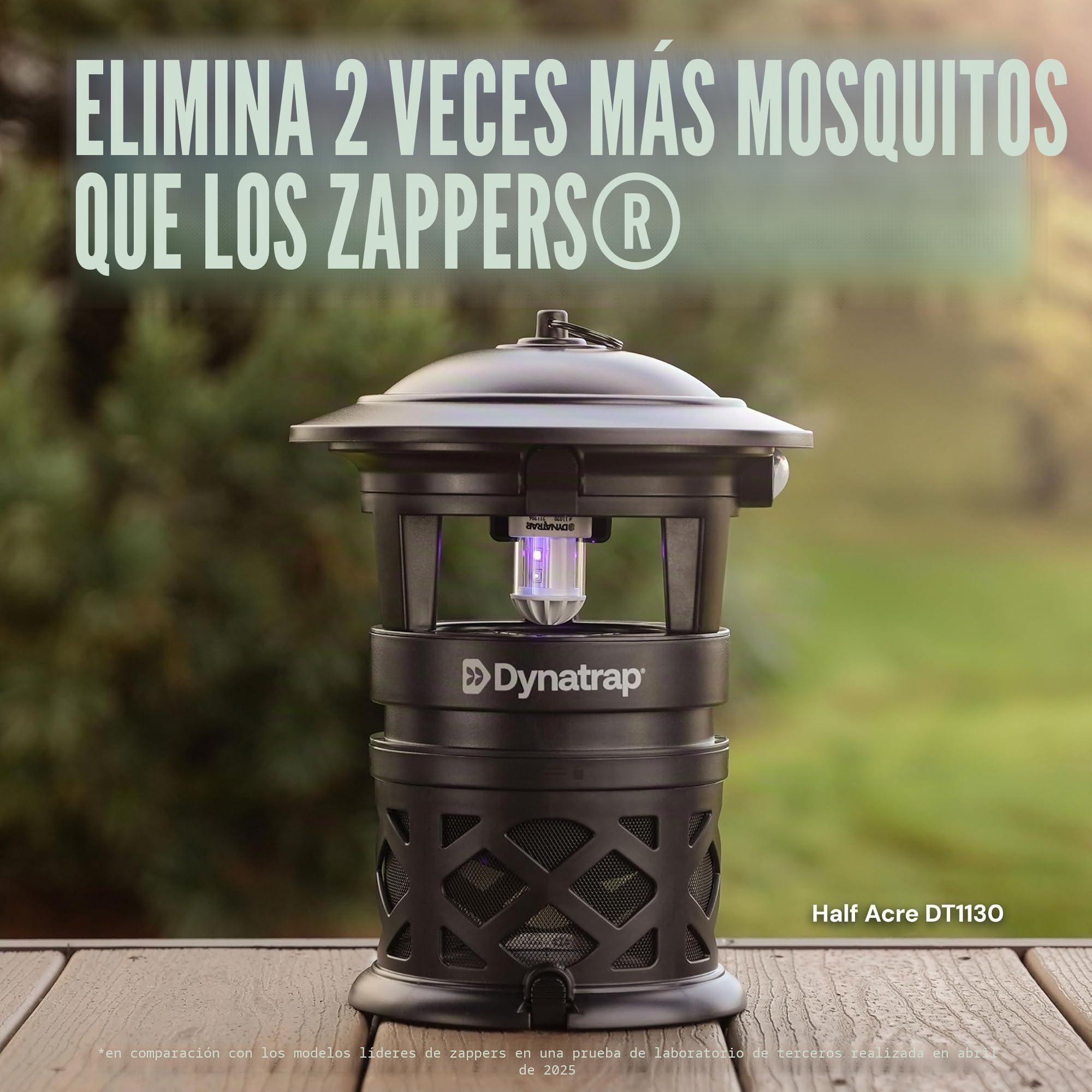 Trampa para Mosquitos y Otros Insectos Voladores al Aire Libre DynaTrap DT1130SR y Matamoscas – Mata Mosquitos, Moscas, Avispas, Mosquitos, y Otros Insectos Voladores – Protege hasta 1/2 Hectárea