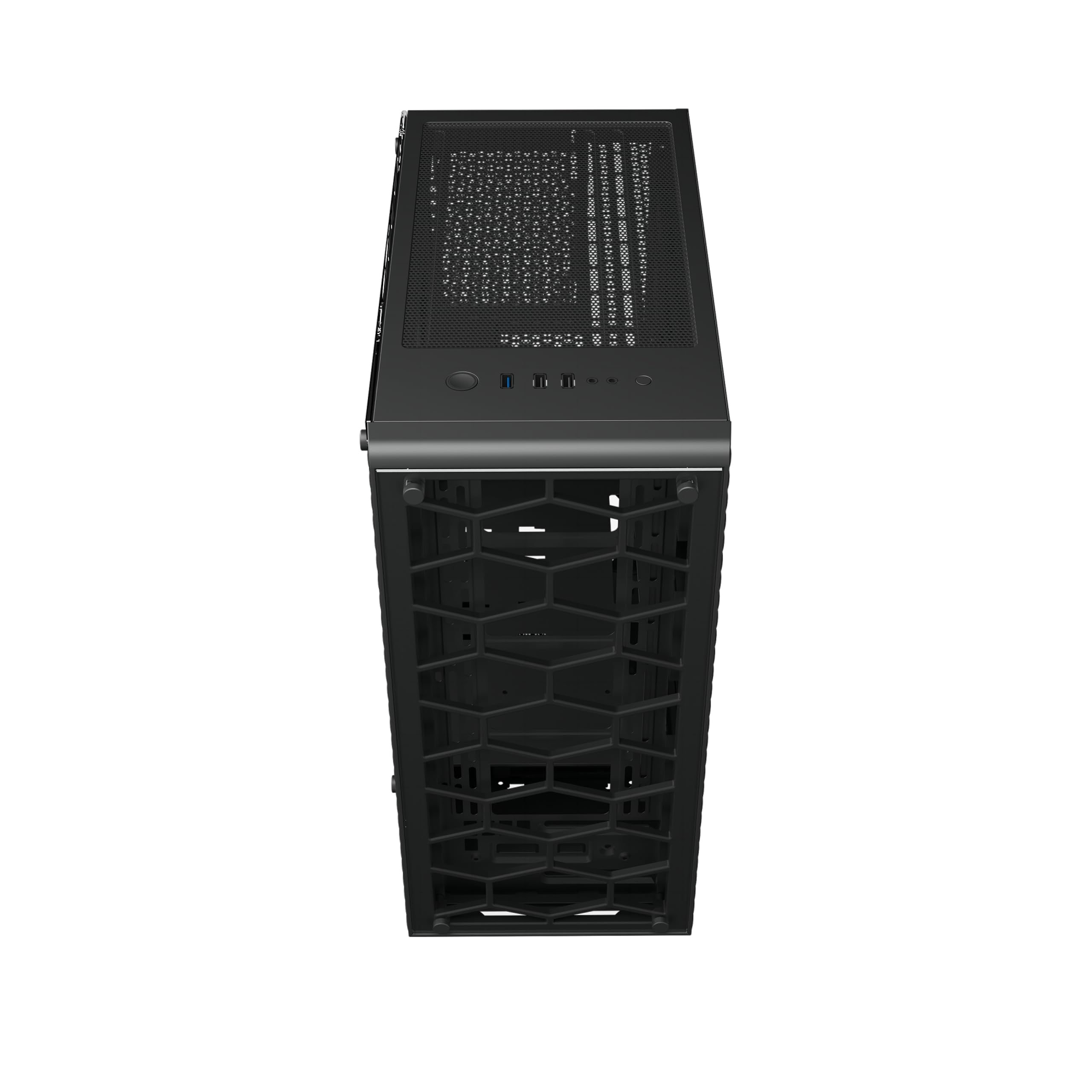Redragon - GC-624 - Case per PC da gioco ATX - Custodia per PC da gioco in vetro temperato - Custodia per PC con pannello laterale in vetro temperato e filtro antipolvere magnetico