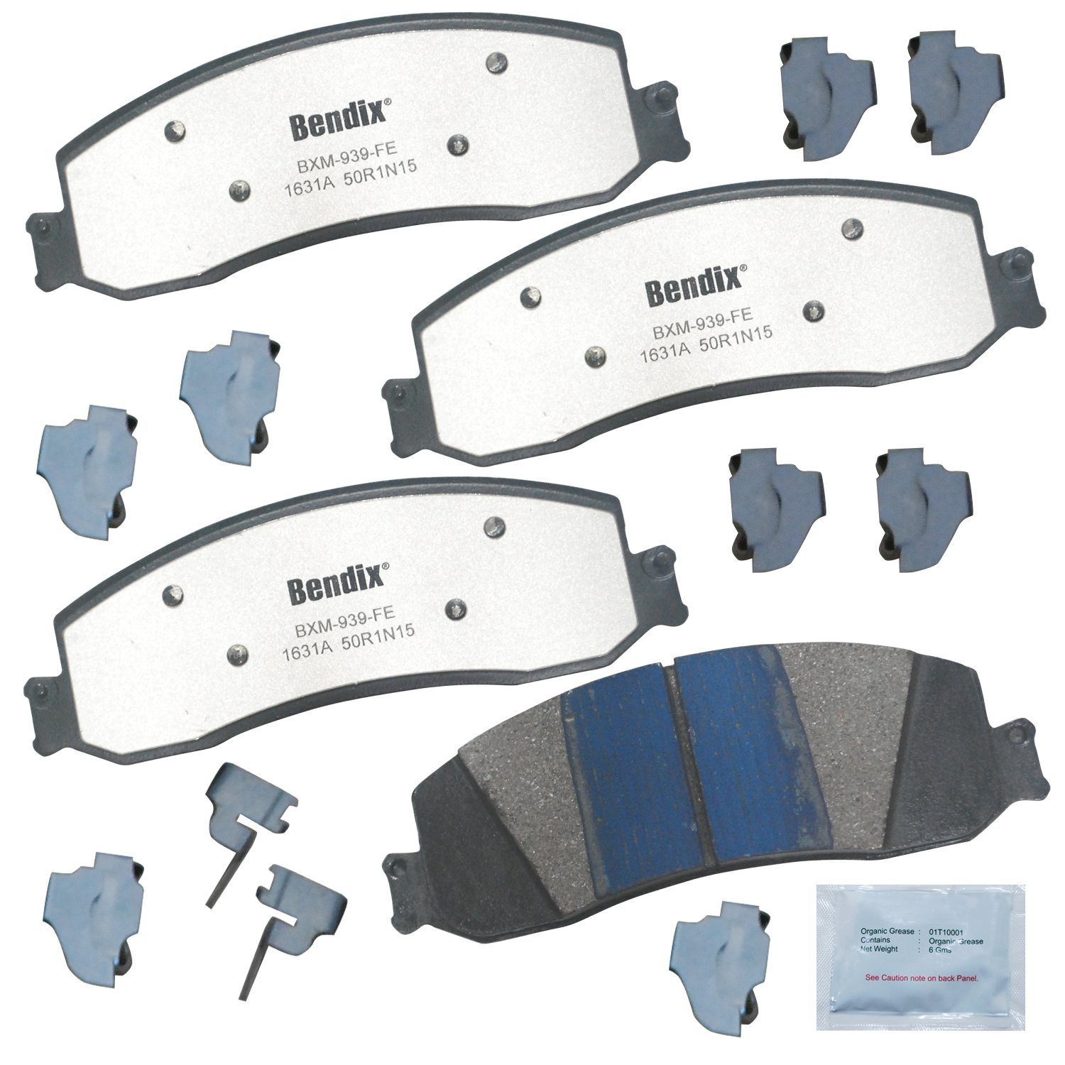 Bendix Fleet Metlok MKD1631AFM Brake Pads for Select Models Ford Super Duty Super Duty Super Duty Super Duty Super Duty Super Duty,Lobo