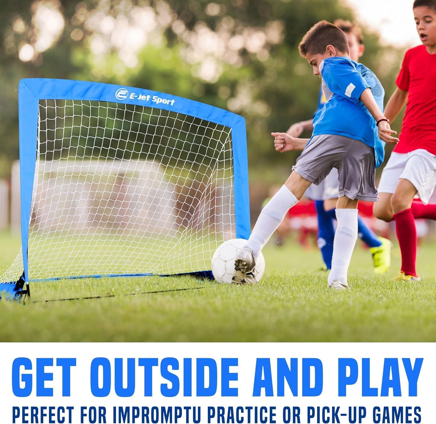 Portería De Fútbol Para Armar Portería Fútbol Fibra Vidrio - Red Oxford Ligera Y Duradera Porta Fichas Futbol
