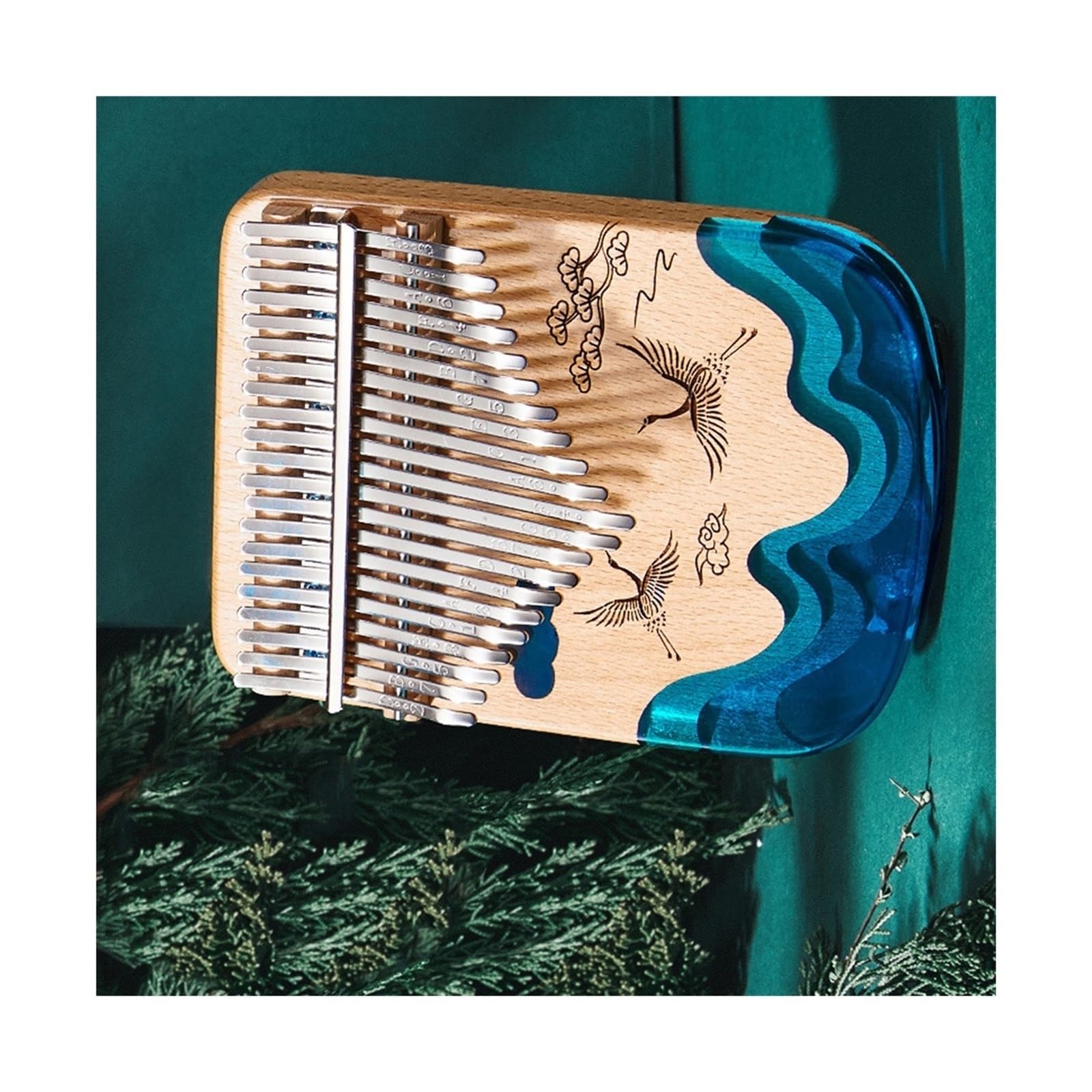 Kalimba Kalimba 21-tonowy dwupalcowy instrument fortepianowy kciukowy dla początkujących kalimba