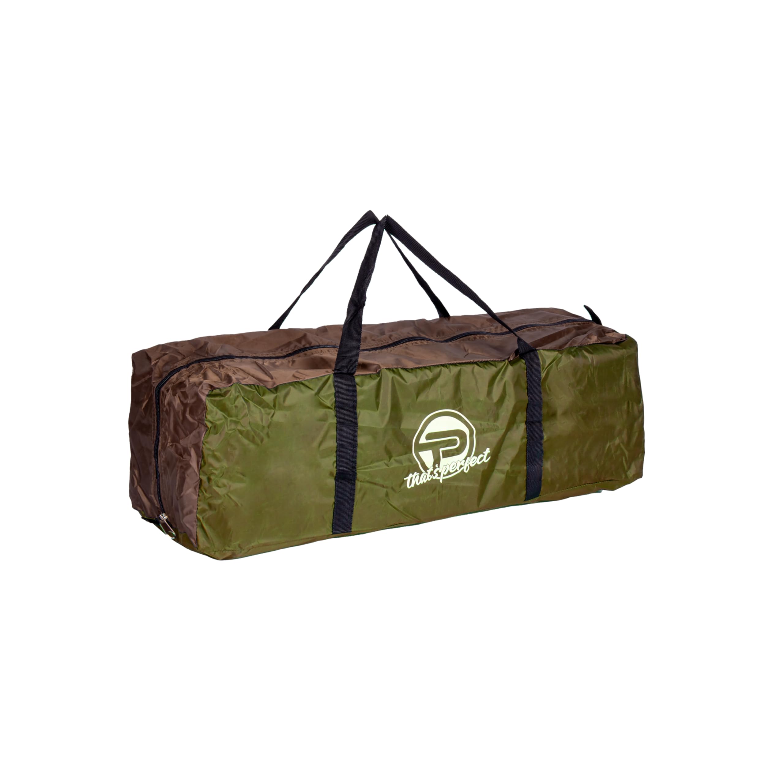 Tienda de campaña 3-4 Personas, Doble Pared, Ligera e Impermeable; Interior Oscuro, mosquitera, Cuerdas Fluorescentes, piquetas reforzadas, vestíbulo con Lona y Bolsa de Transporte