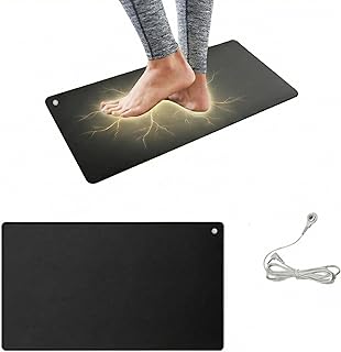 Grounding Mat, 23.6 * 15.7 inch - Reduce Anxiety & Stress, Earthing Mat for Better Sleep & Balance, Grounding Mat for Use at Home, Office, Work - Grounding Well Mat for Health