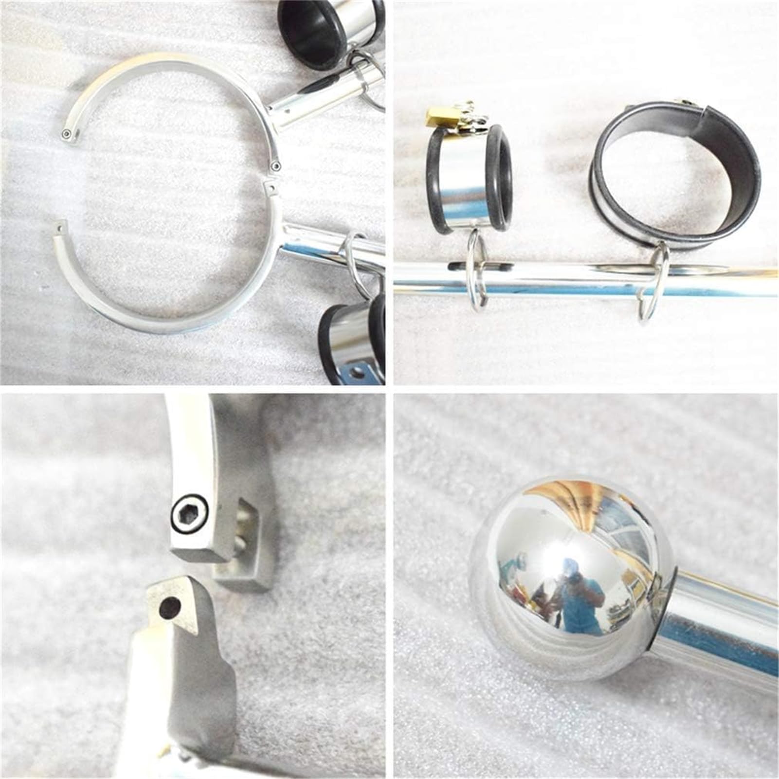 Pilori érotique SM Bondage, jambes ouvertes BDSM Bondage Retenue Cadre en acier Jeux Sex Toys for hommes et femmes Couples