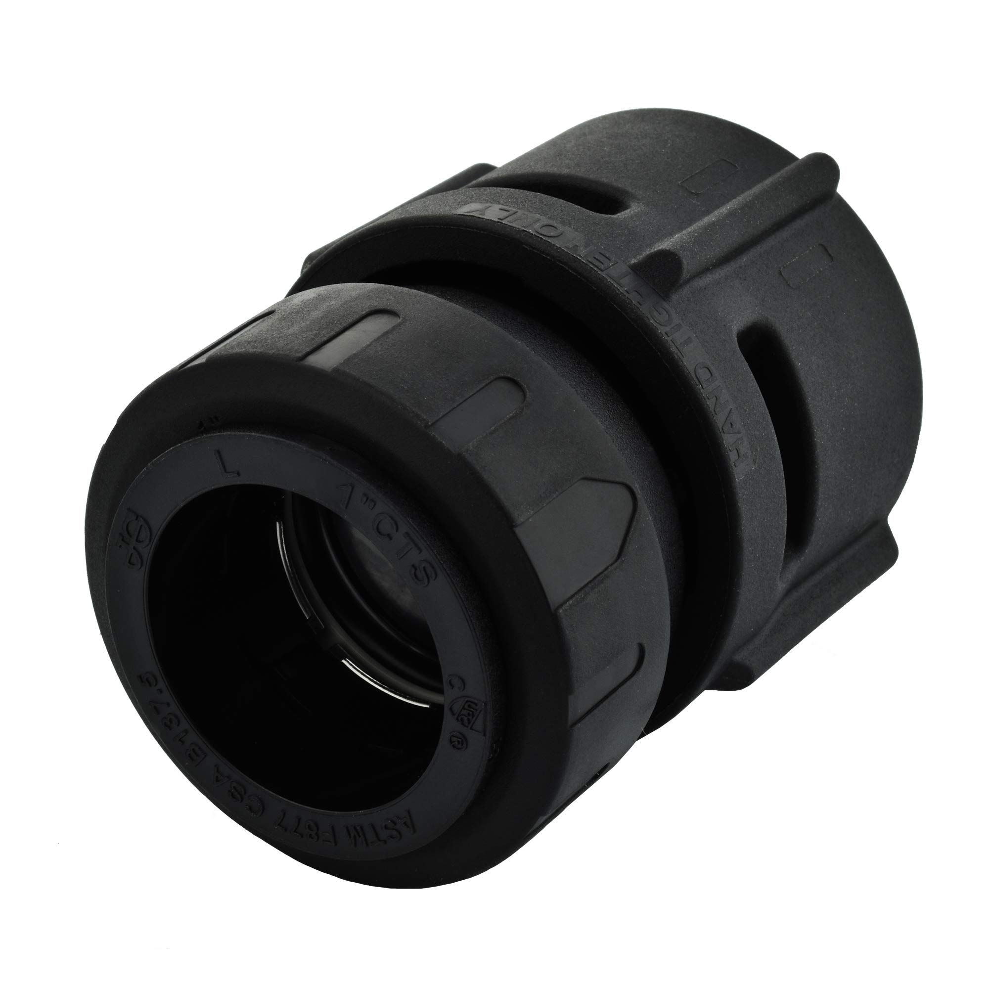 John GuestPSEI62363AE-L ProLock Push-fit Female Connector, Push-to-Connect, 1 CTS x 1 1/4 NPS, Black
