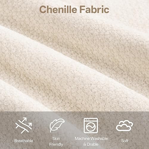 Miniatura 2 de Sofá modular modular de 119 pulgadas, sofá modular de compresión con diván, sofás tapizados, almohadas para sala de estar y dormitorio, color beige