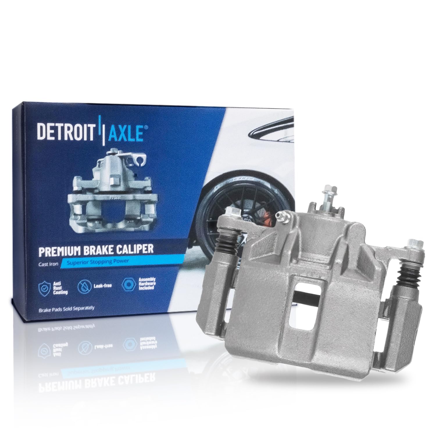 Detroit Axle - Front Right Brake Caliper for Honda Accord Acura CL TL TSX