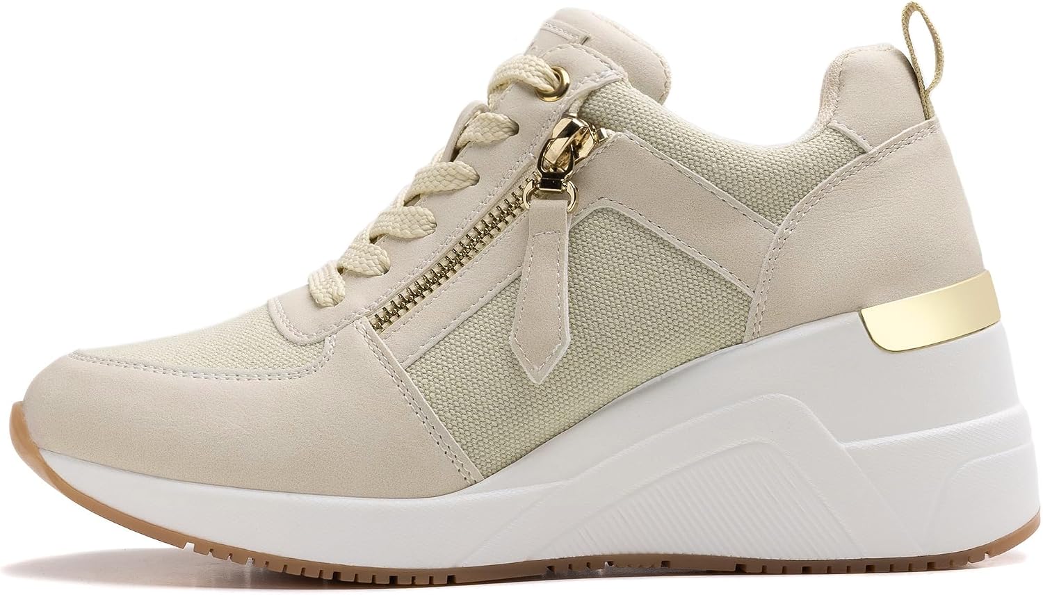 High Heel Wedge Sneakers for Women Platform Tennis Shoes image 4