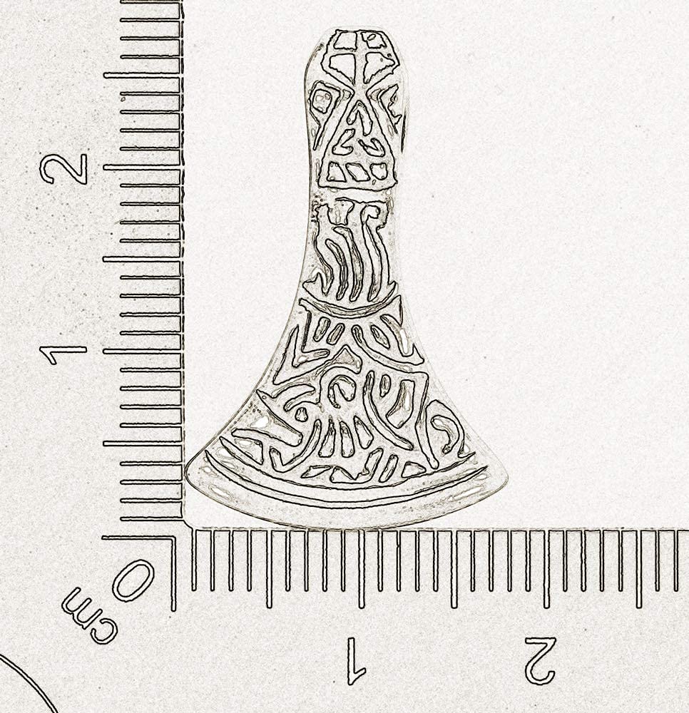 AFP Anhänger Wikinger Axt 925 Sterling Silber AS-45