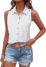 Women's Tank Top Summer T-Shirt Sleeveless Cotton Tank Tops V-Neck Shirts Basic Tops Casual Top