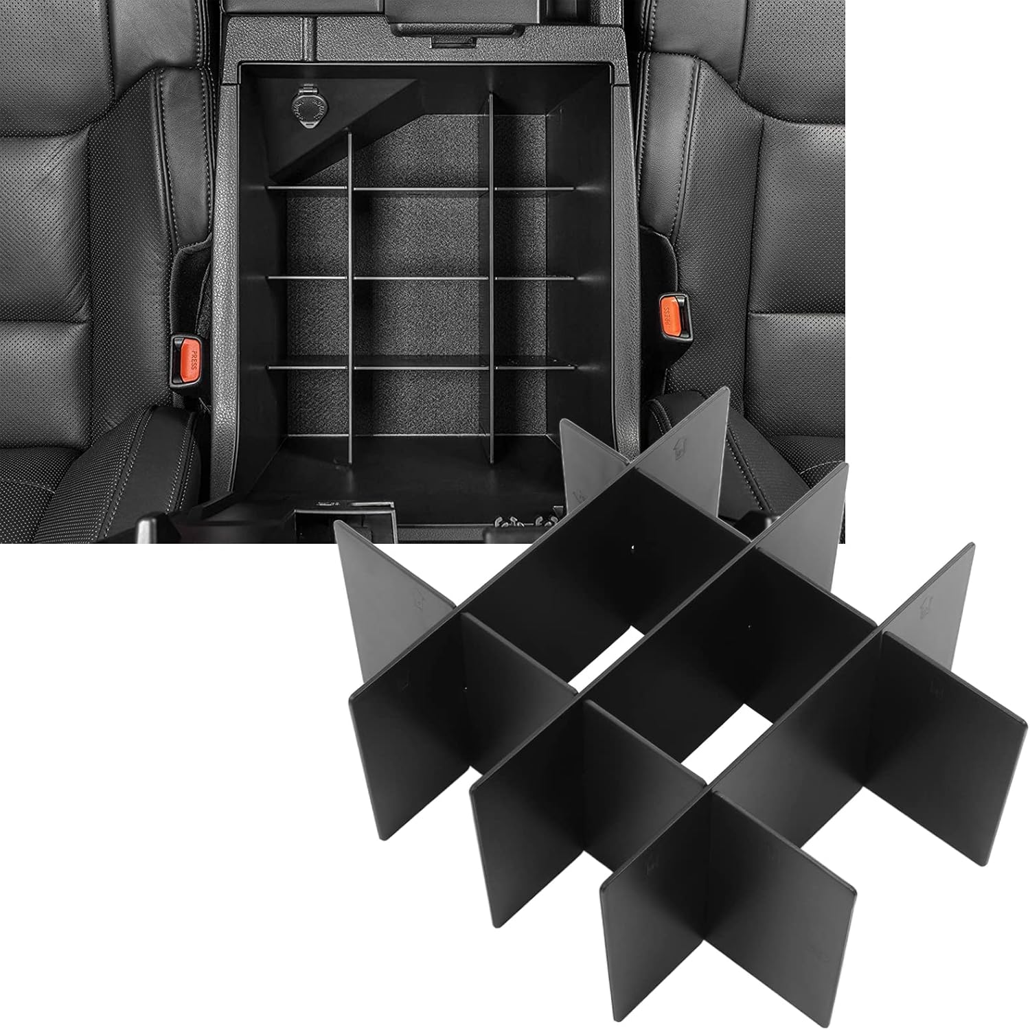 Buy Fydun Center Console Organizer Dividers Car Tray Dividers Armrest