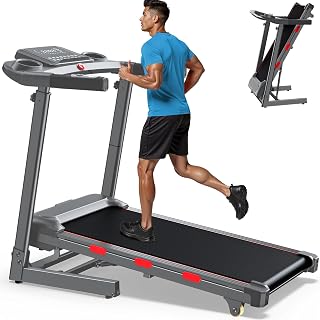 3.5 HP Auto Incline Treadmills for Home - Adjustable Height Handle Bars, 8.7 MPH, Wide Belt, 300+ lb Capacity, APP Control - Amazon product rated Grade A