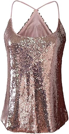 plus size sequin tank tops