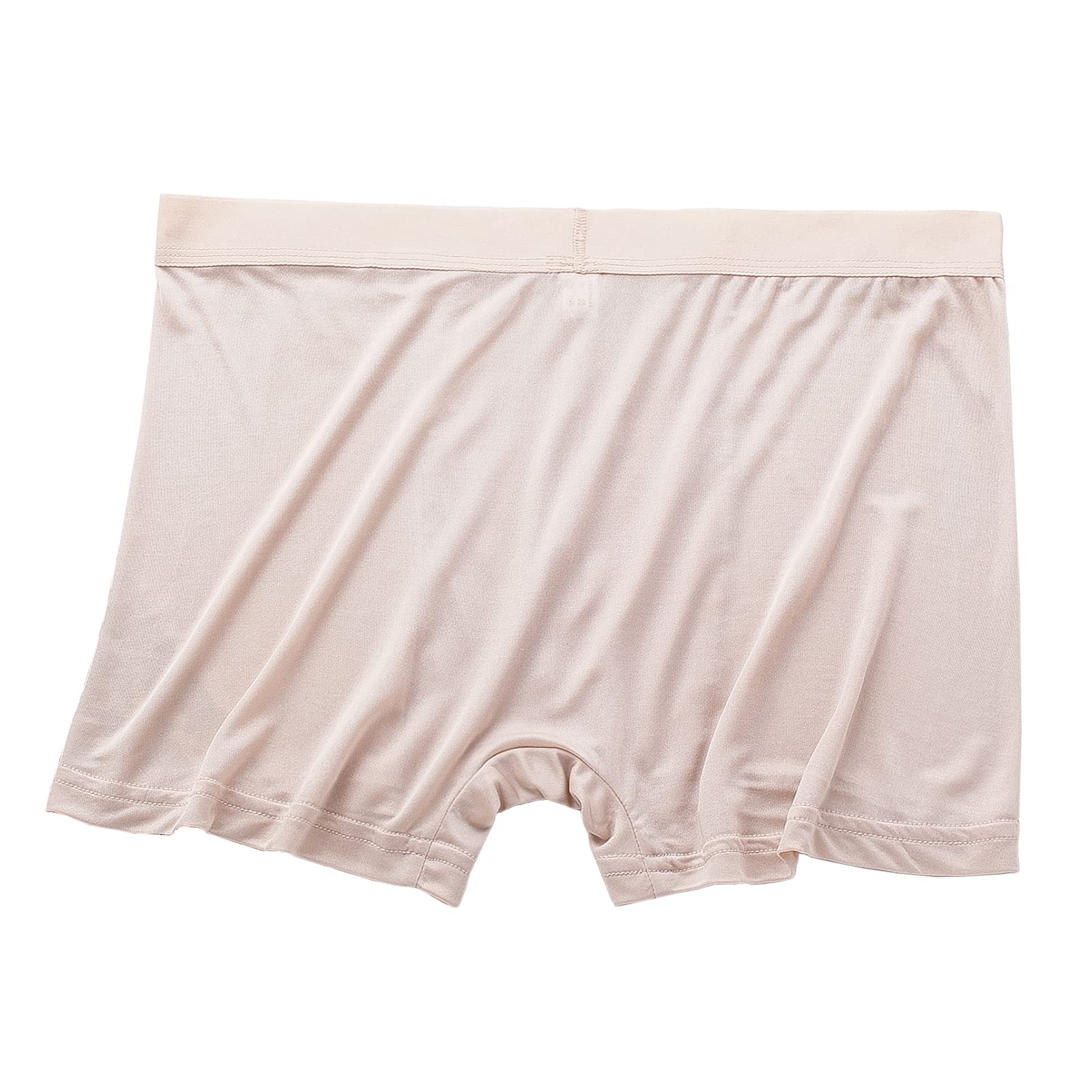 Ropa Interior De Los Hombres De La Seda De Mulberry, Calzoncillos Ligeros Suaves del Boxeador del Recorrido Bragas De Lujo del Satén