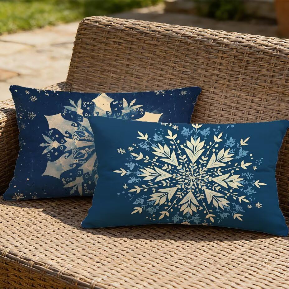 Housse de coussin de jardin 70x90 cm imperméable et résistante aux UV pour extérieur