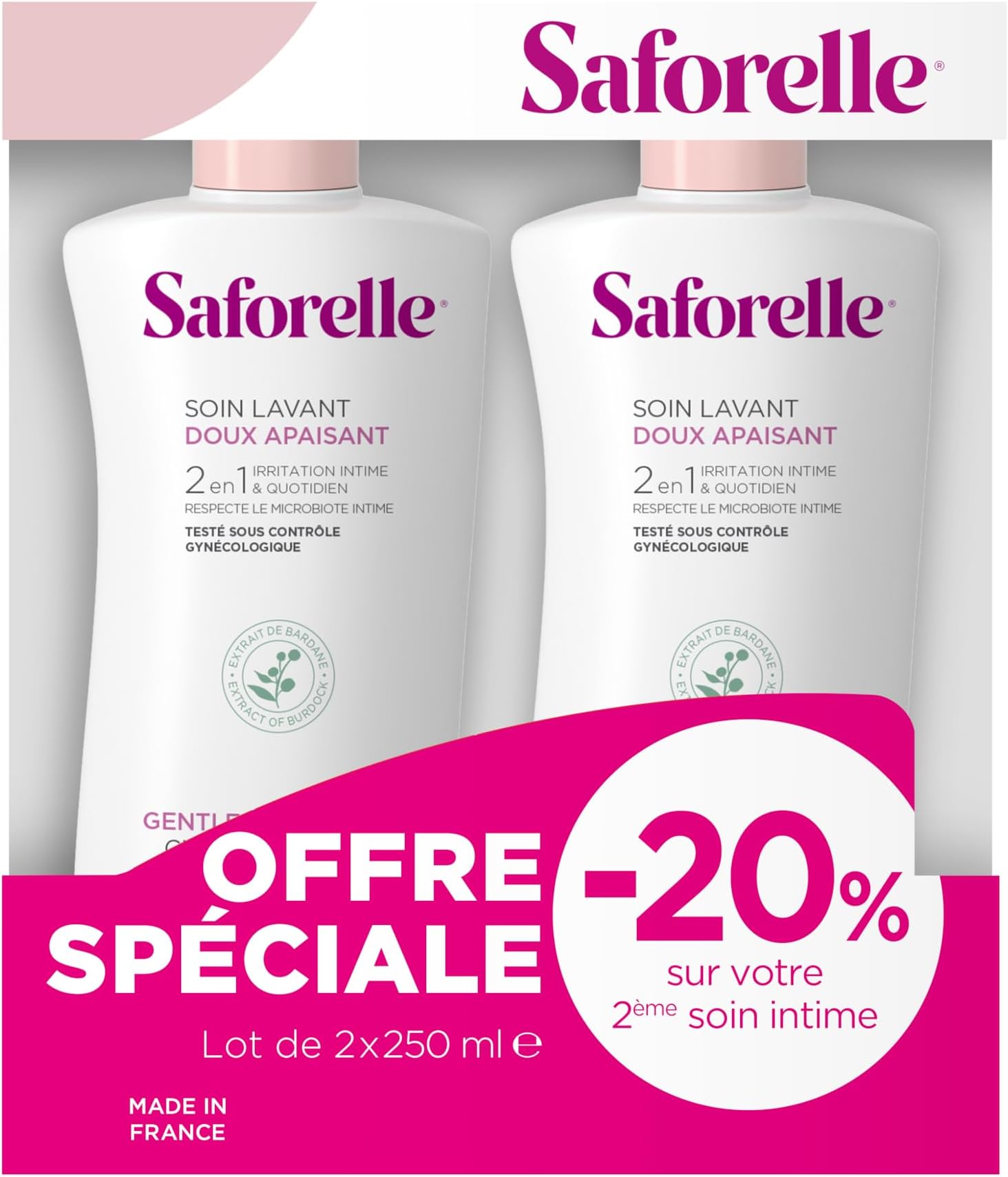 Saforelle Gentle Cleansing Care 2X250ml