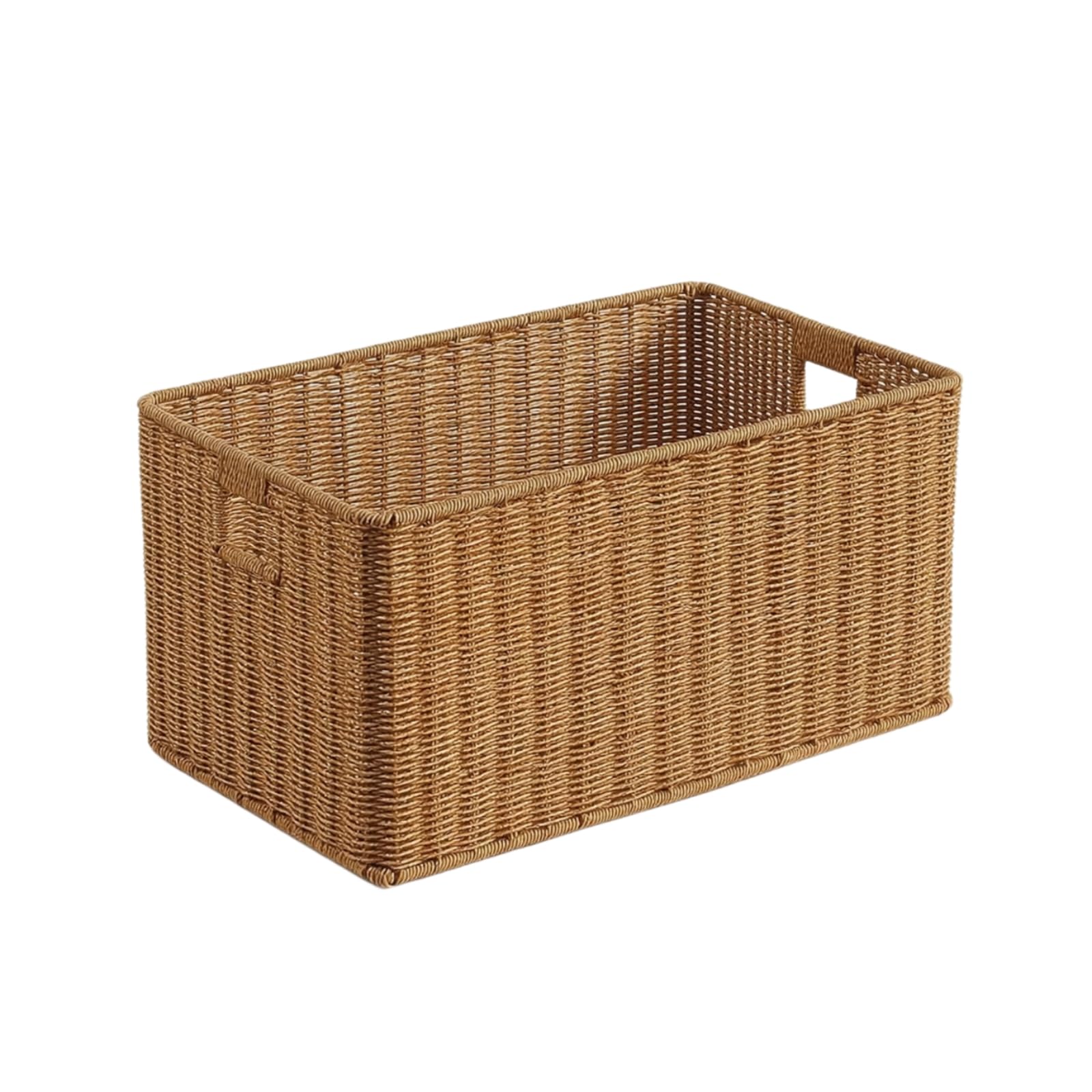 Cesta Cuerda Papel Transpirable | Rectangular, Resisn, Cesta con, para Armarios, 50x35x24cm