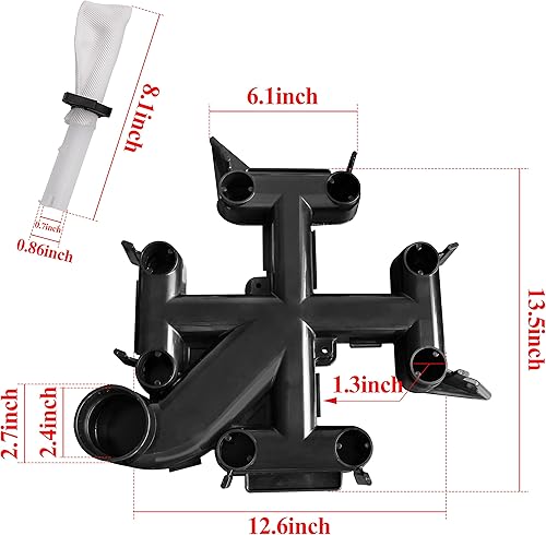 Miniatura 4 de 59000400 Colector superior con reemplazo interno de purga de aire para Titan Vertical Grid Pool o Spa D.E. Filtro, pieza de posventa