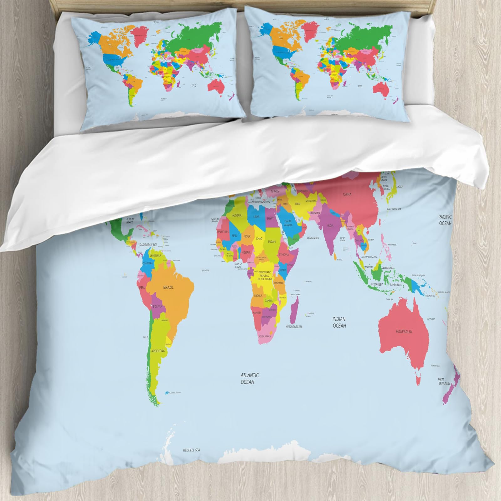 Housse de couette adaptée aux personnes allergiques 228x264cm pour lit deux places