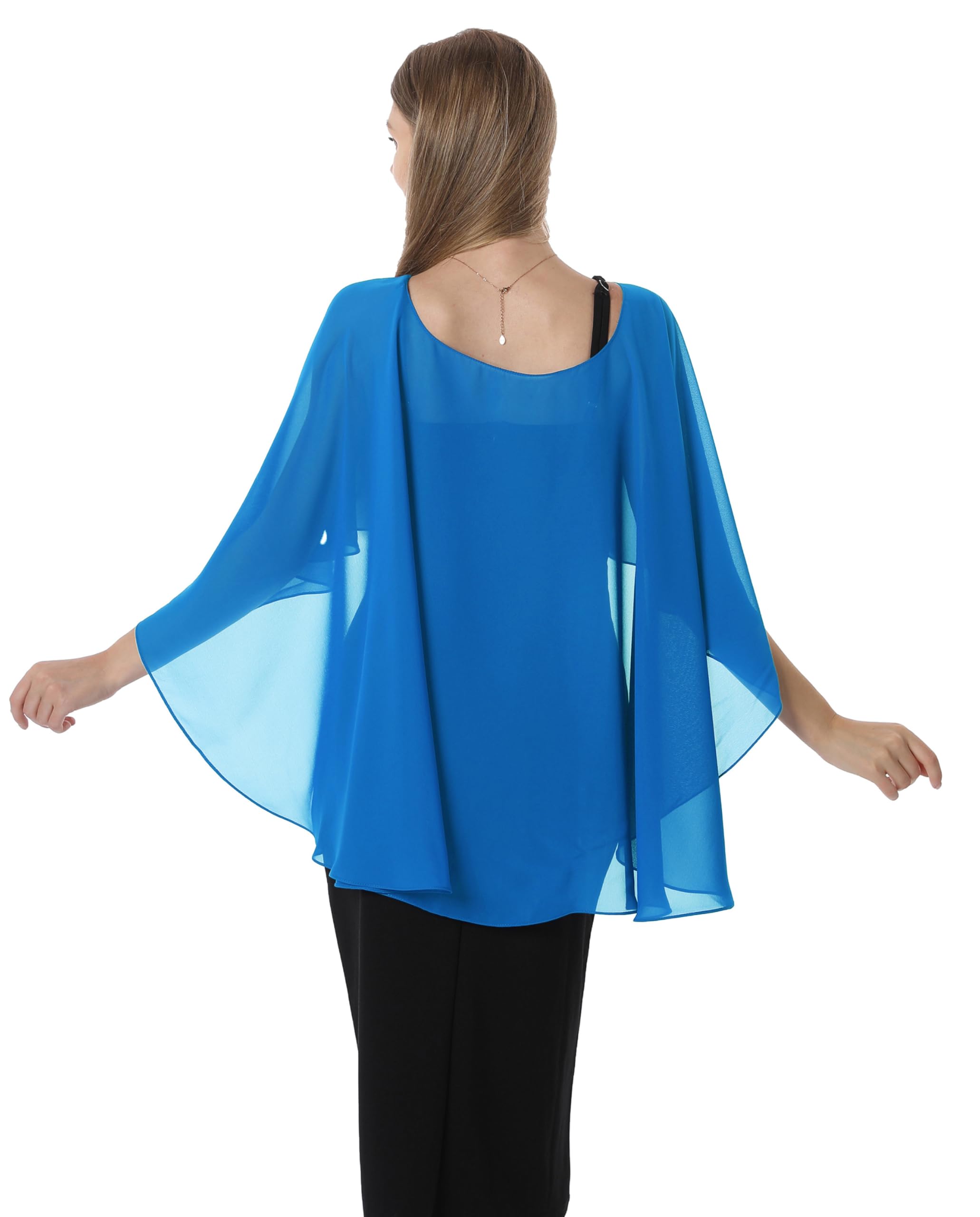 Chiffon Cape001 Chal de pashmina Mujer