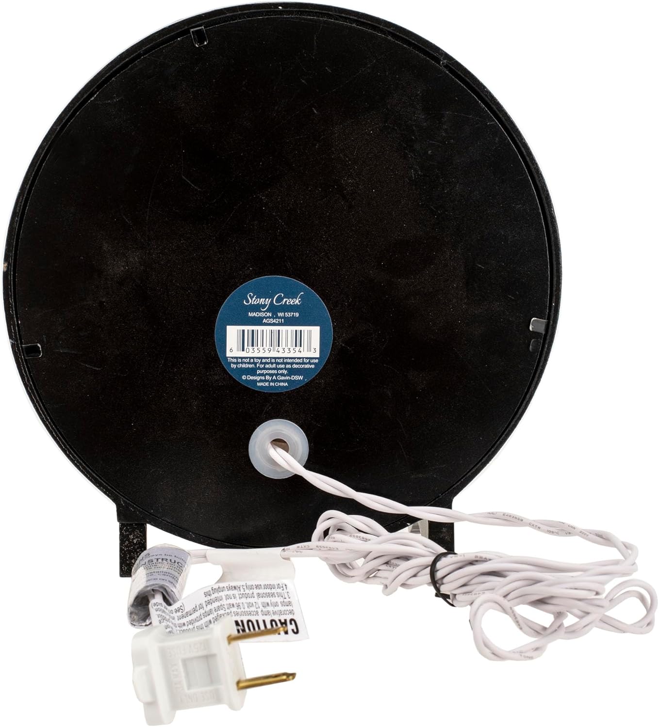 Cottage Garden Harvest Pumpkin Sunflower Foliage Round 7.25 x 7.5 Wood and Glass Pre-Lit Plug in Tabletop Night Light Lamp with Easel, Welcome Fall