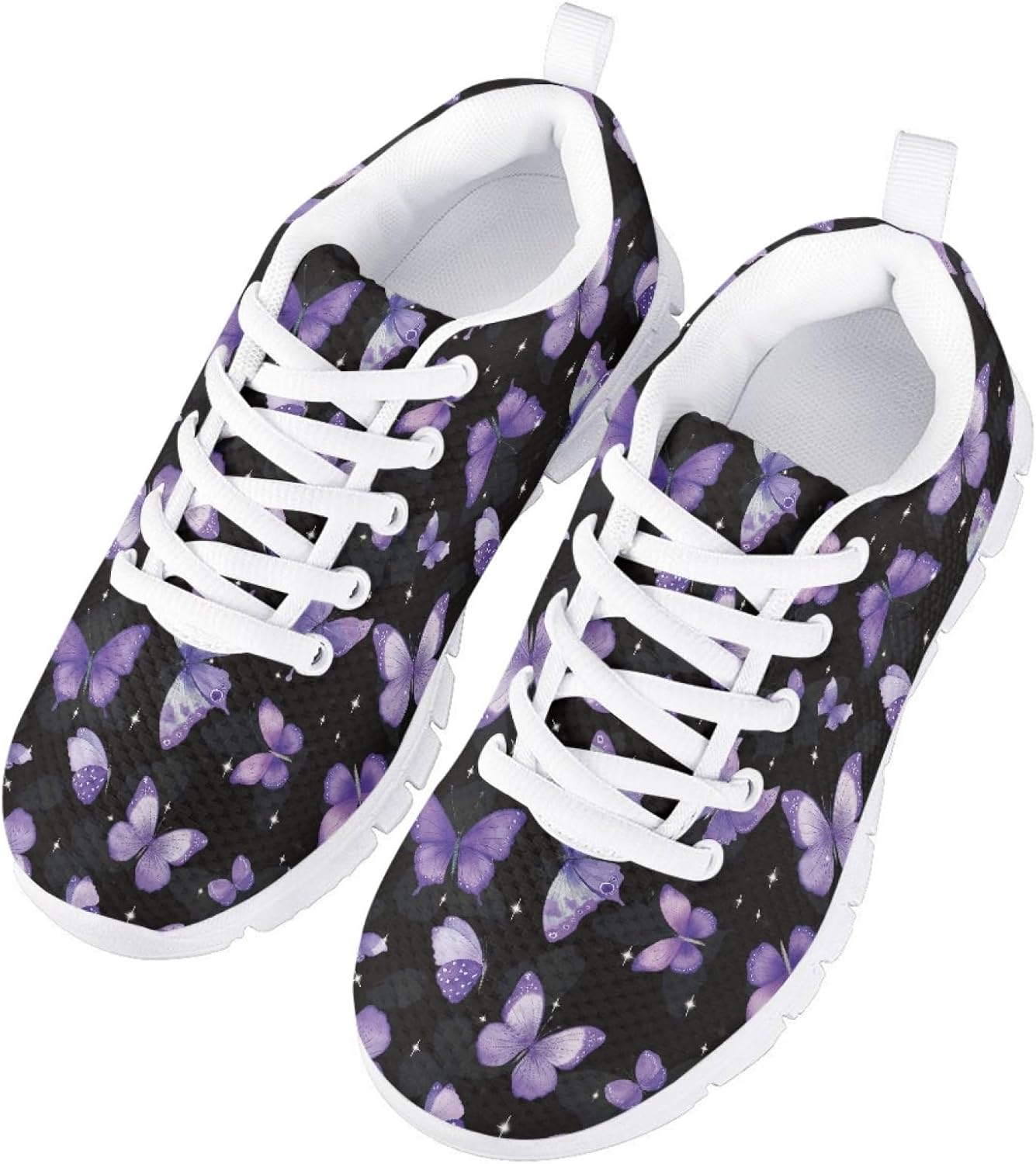Cumagical Kids Sneakers Adjustable Lace up Breathable Running Shoes for School Sports Outdoor Play