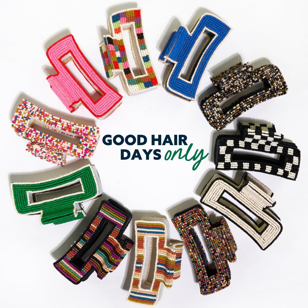 Amazon.com : INK+ALLOY Beaded Hair Clips, Lola Large  display picture 1