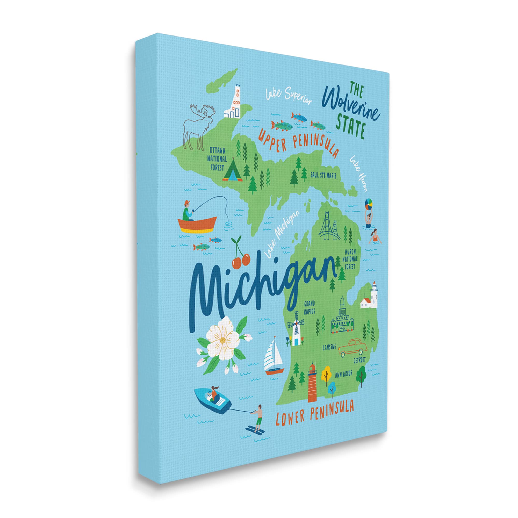 Bow ホーム＆キッチン Stupell Industries ブラウン&ホワイト