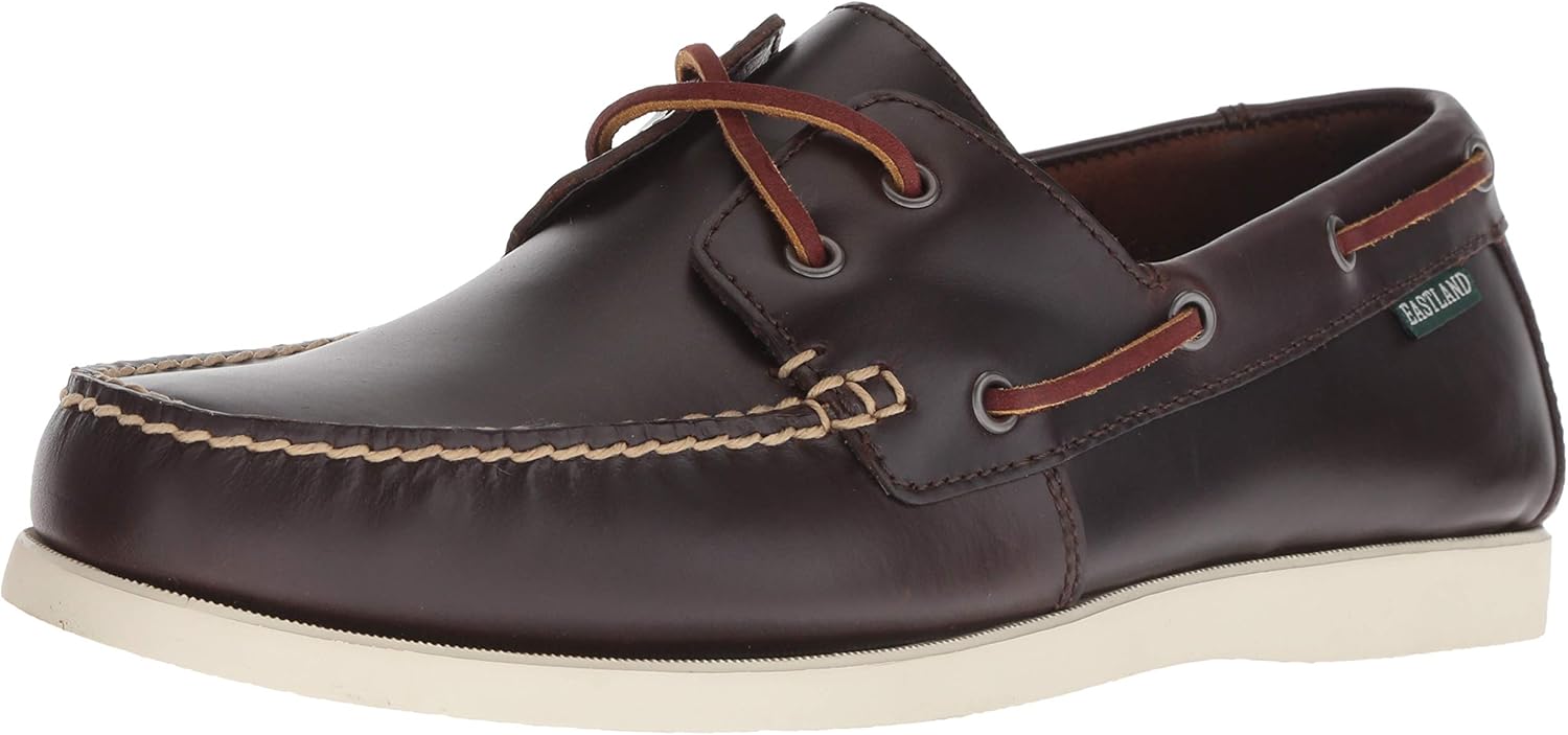 Eastland Men's Seaport Boat Shoe, Brown, 7 D US