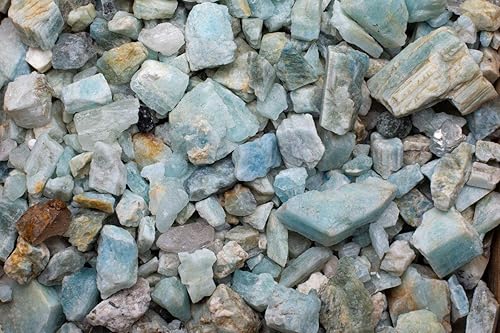 Miniatura 5 de Fantasia Materiales 14 lb Aguamarina Natural Piedras en bruto de Pakistán, Piedra