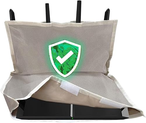 Cubierta Wifi mejorada, cubierta de enrutador Wifi para enrutadores de 14 pulgadas x 16.5 pulgadas, jaula Faraday para enrutadores WiFi (cubierta de