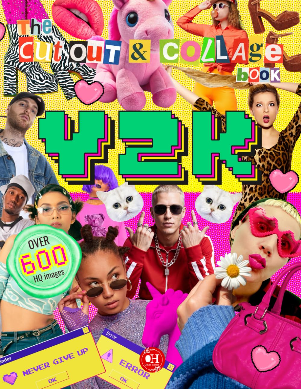 The Cut Out And Collage Book of Y2K Aesthetic: Over 600 Funky