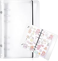Vista 1 de Spakon Hojas de álbumes de recolección de calcomanías, accesorios de colección de calcomanías reutilizables para coleccionar, regalos de regreso a