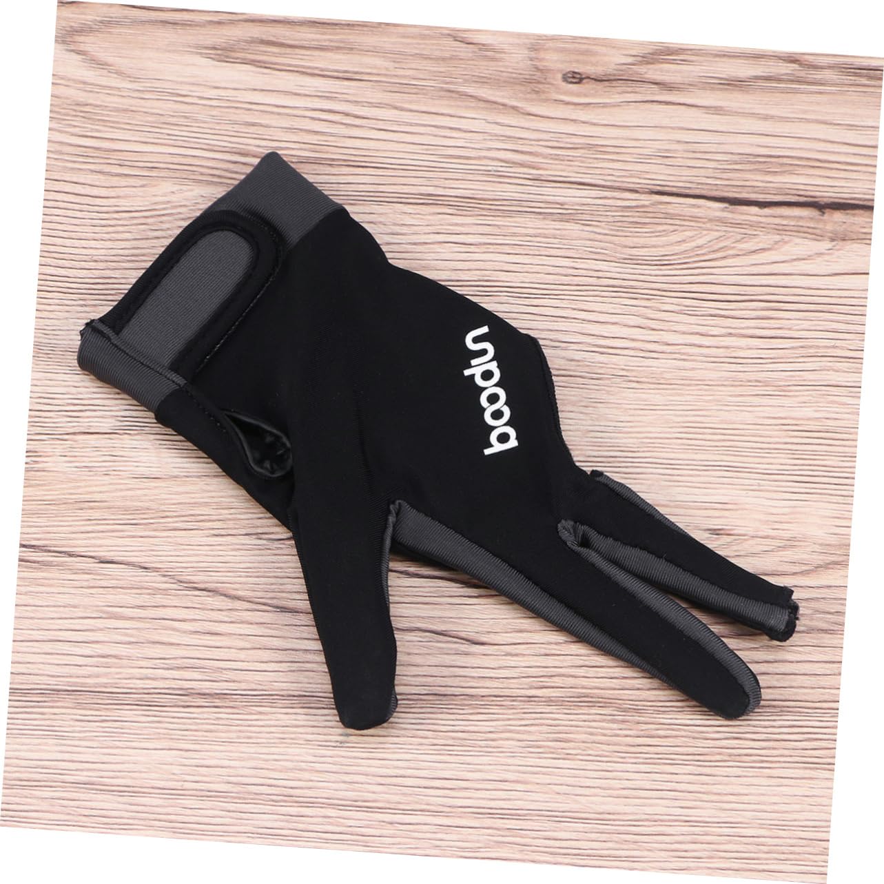 GOOHOCHY Three Finger Glove Billiards Cue Glove 3 Finger Accessory l Dark Grey Elastic Breathable Material Universal Fit