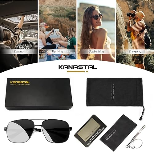 Miniatura 6 de KANASTAL Polarised Sunglasses for Men Women 100% UV Protection Classic Sports Sun Glasses