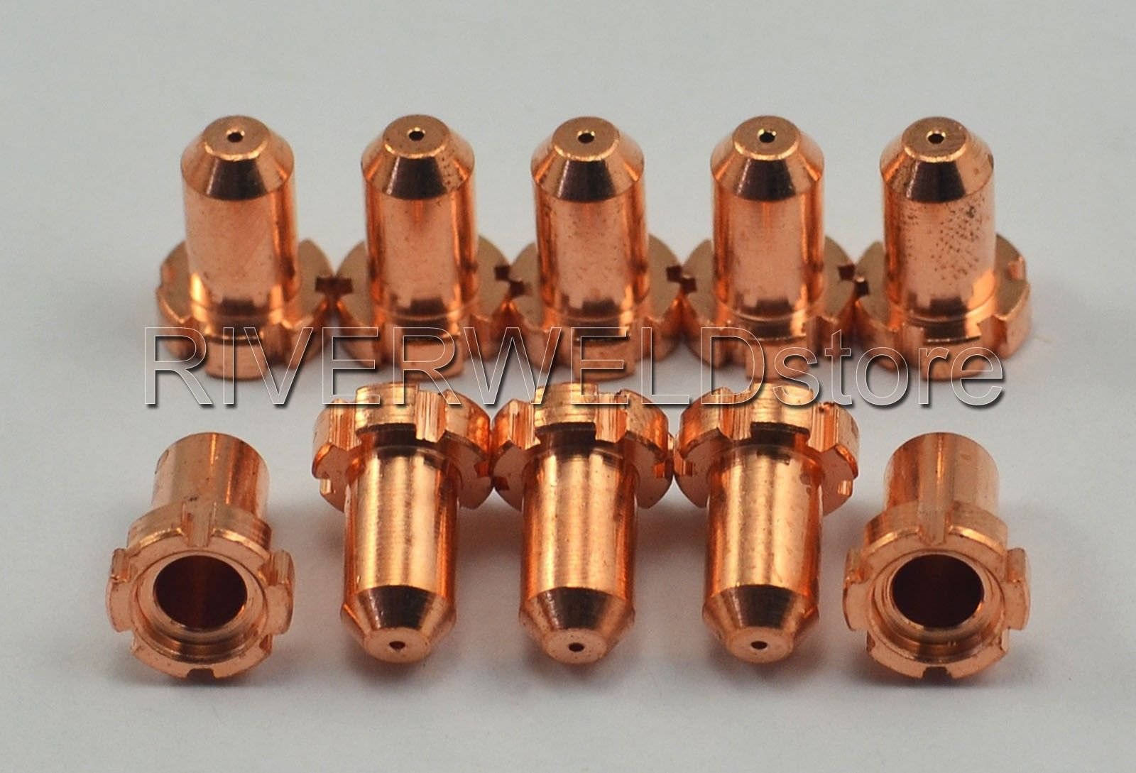 RIVERWELD Electrodos de plasma Thermal Dynamics 9-6006 y boquilla de 35 A 9-6001 copas de protección 9-6003 anillo de remolino 9-6007 para PCH M-28 PCH-26 PCH M-35 y M-40 Cortador de plasma 23 piezas