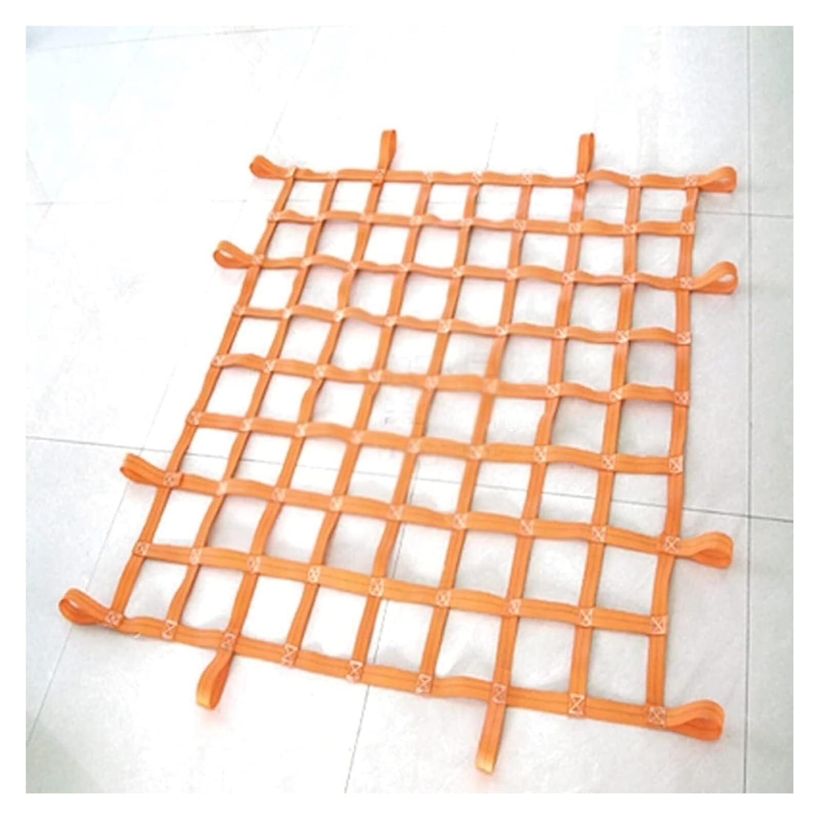 Rete di Sollevamento per carichi Pesanti 3x3 m - Maglia da 15 cm, capacità di 2,5 t, Cinghie Resistenti per Arrampicata, Trasporto, Uso Esterno, Industriale e recinzioni.