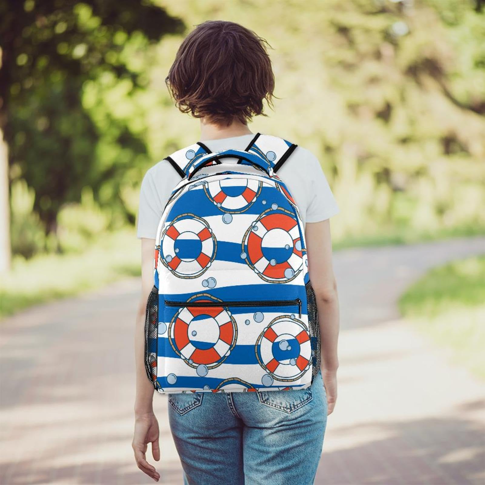Zaino scolastico per uomini e donne, borsa da viaggio per computer portatile, zaino leggero per università, zaino casual per libri